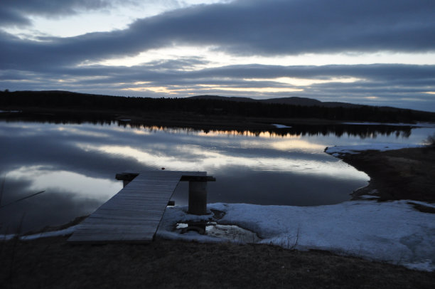 日落在拉普兰图片下载