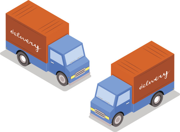 等距城市卡车图片下载