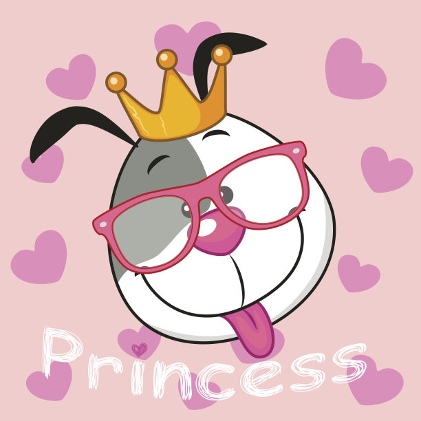 公主的狗图片下载