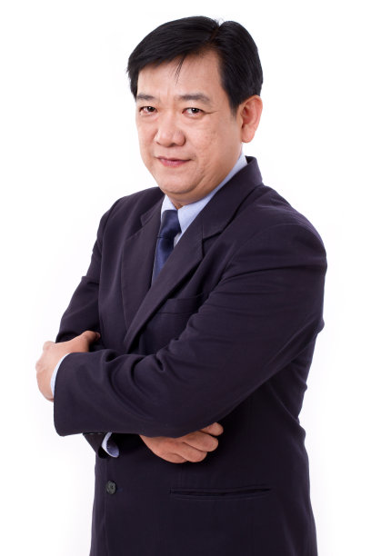 高级商务主管交叉双臂图片下载