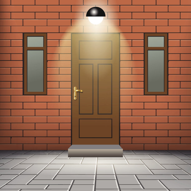 房子的前门图片下载