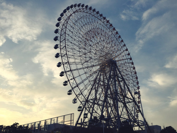 大阪的摩天轮图片下载