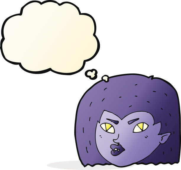 卡通人物与思想泡沫图片下载