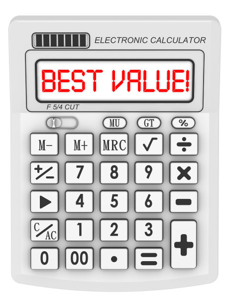 最好的价值!显示器上的题字图片下载