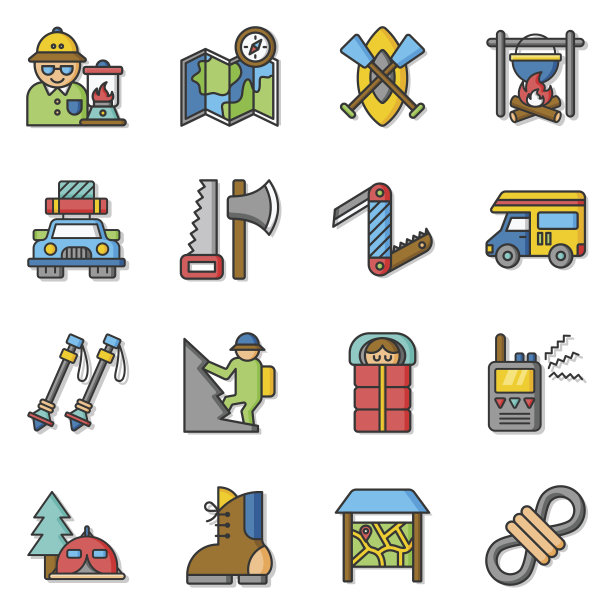 可爱的卡通插图图片下载