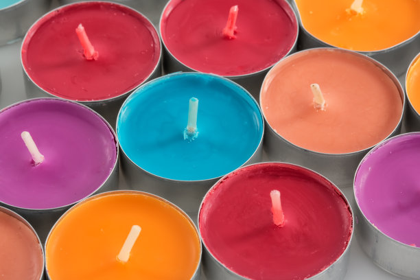 颜色的蜡烛图片下载