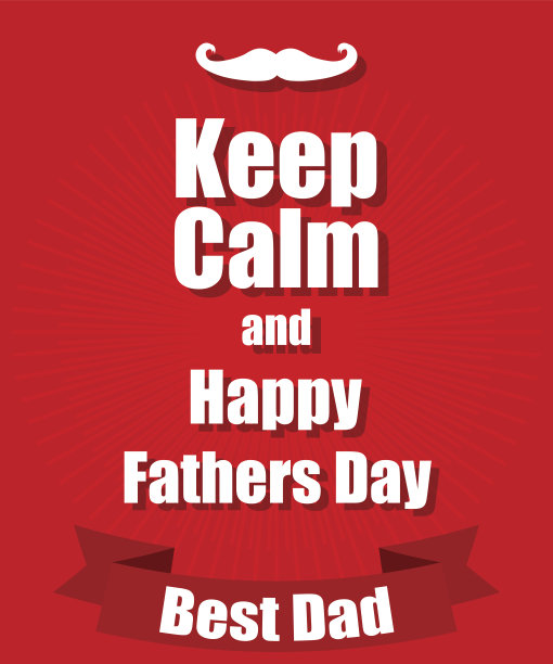 插图上是父亲日向量的背景图片下载