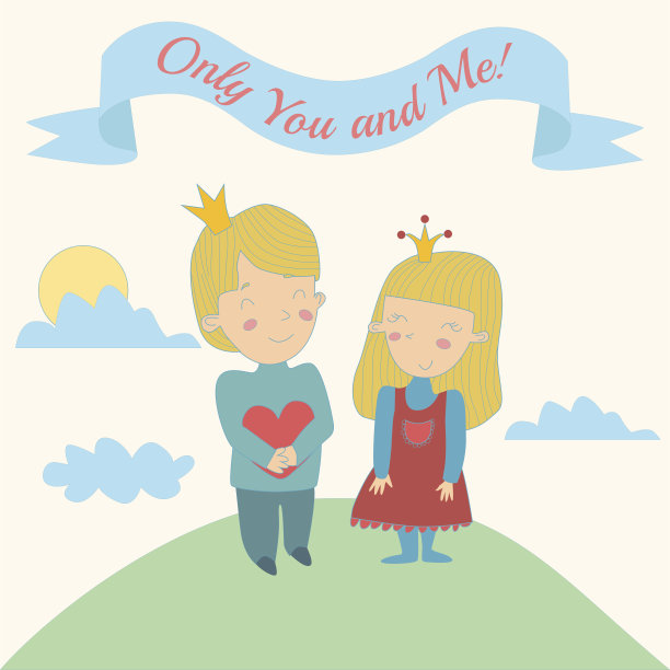 王子和公主的爱情故事图片下载