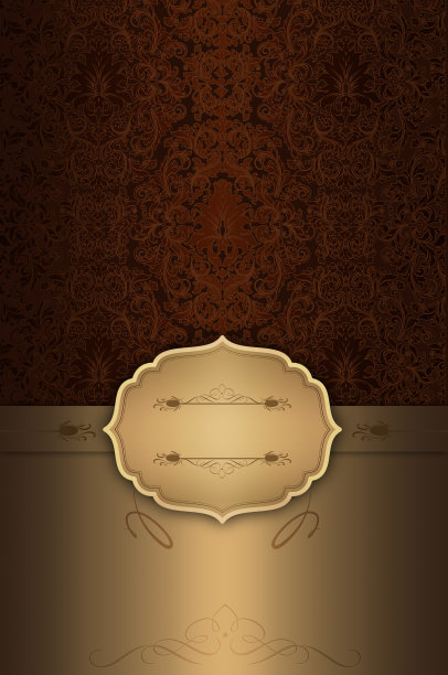 复古背景与框架文本。图片下载