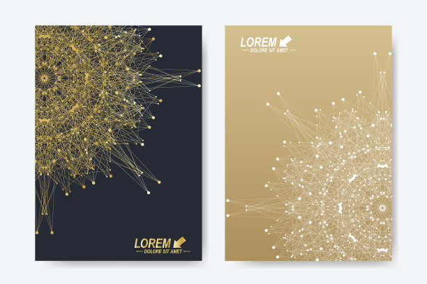 现代矢量模板的小册子，传单，传单，封面，杂志或图片下载