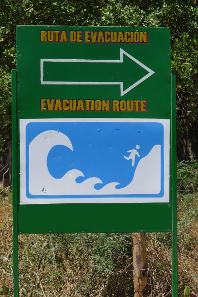 疏散路线标志图片下载