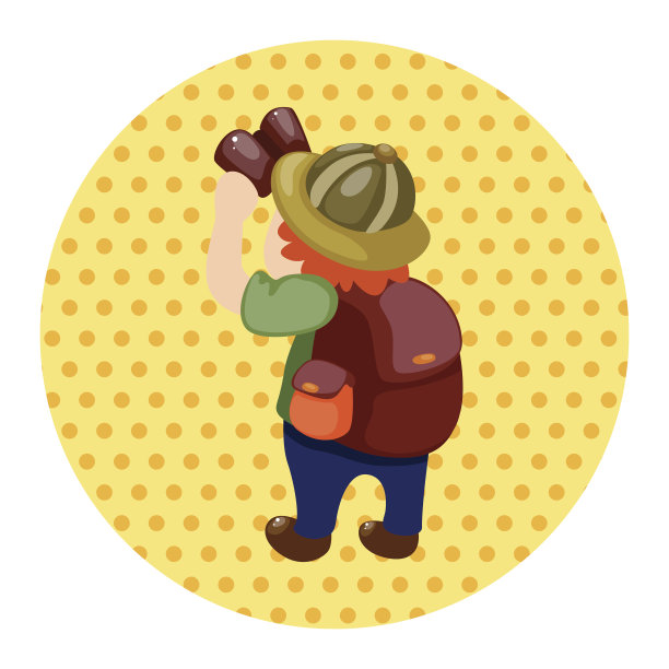 探险家的主题元素图片下载