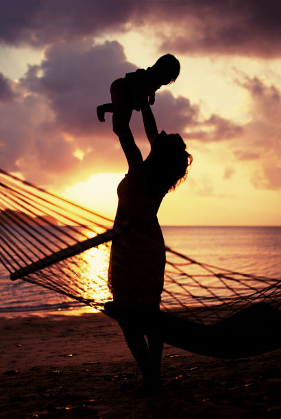 日落的快乐图片下载