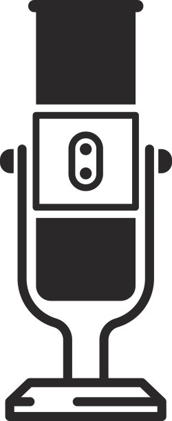 麦克风矢量图标插图图片下载