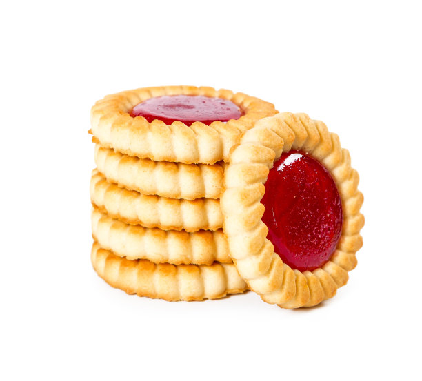 草莓果酱饼干图片下载