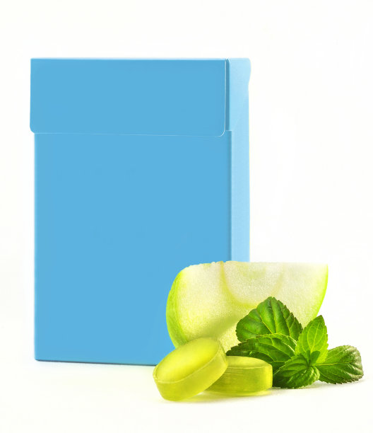 一盒薄荷和苹果糖图片下载