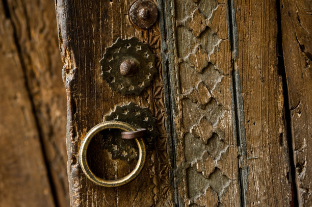 旧门的零件和元素图片下载