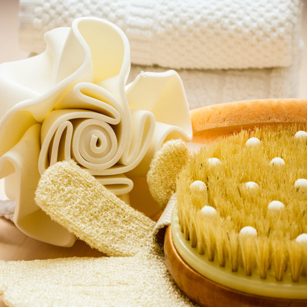 套装用于护理皮肤、身体、沐浴用品图片下载