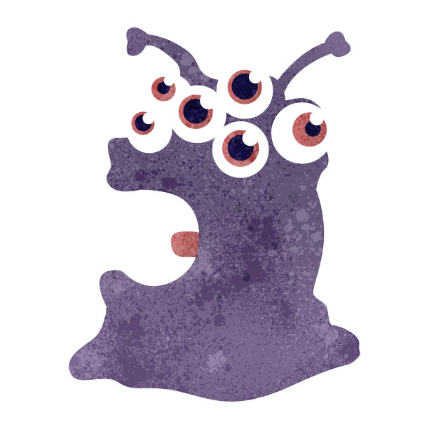 复古的卡通外星人图片下载