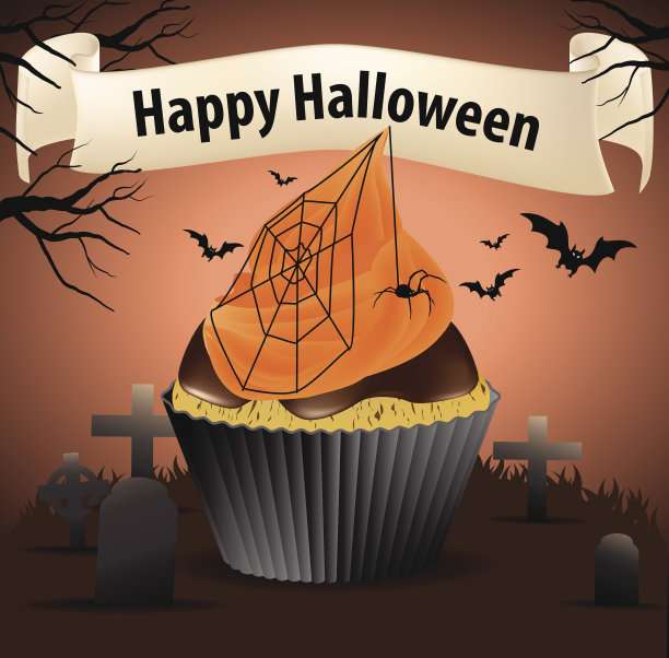 万圣节蛋糕图片下载