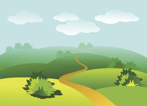 夏天的山。图片下载