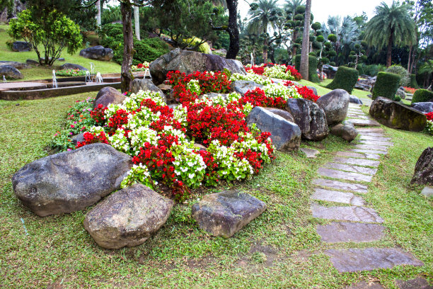 Mae Fah Luang花园，Doi Tung，清迈省，泰国图片下载