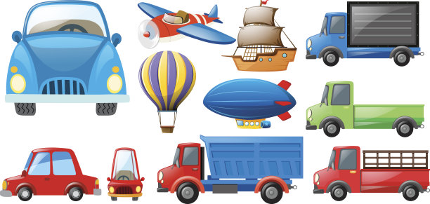 不同的运输方式图片下载