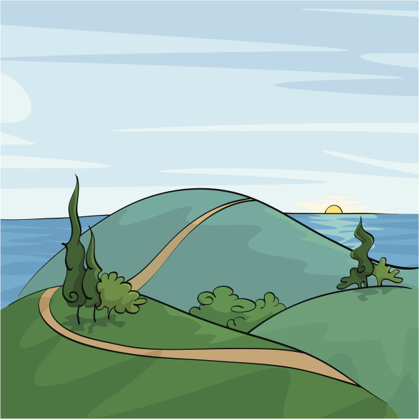 山上有白杨树图片下载