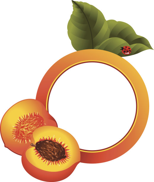 桃子相框图片下载