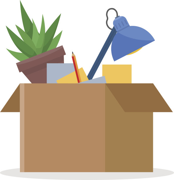 办公室的纸箱图片下载