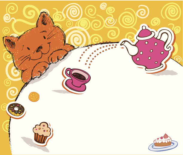 茶和猫图片下载