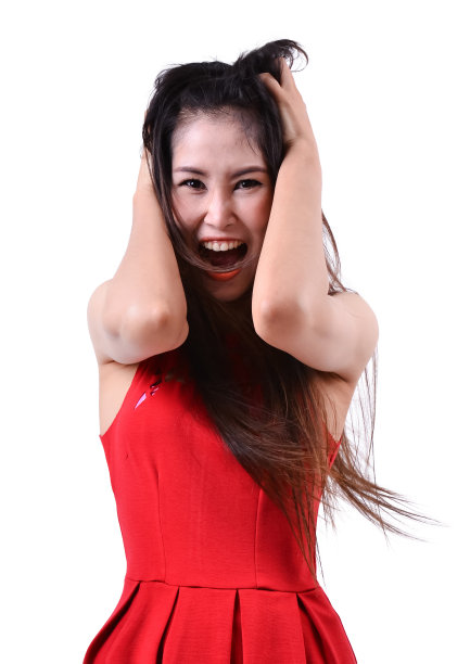 愤怒的漂亮女人图片下载