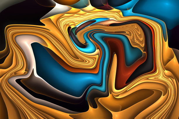 彩色迷幻液化背景图片下载