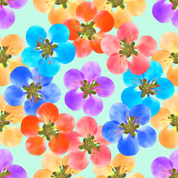 贴梗海棠,苹果贴梗海棠。花型纹理无缝。花背景，照片拼贴图片下载