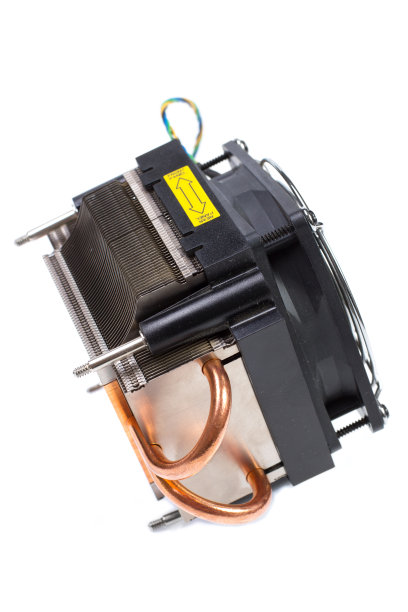 CPU冷却器隔离白色图片下载