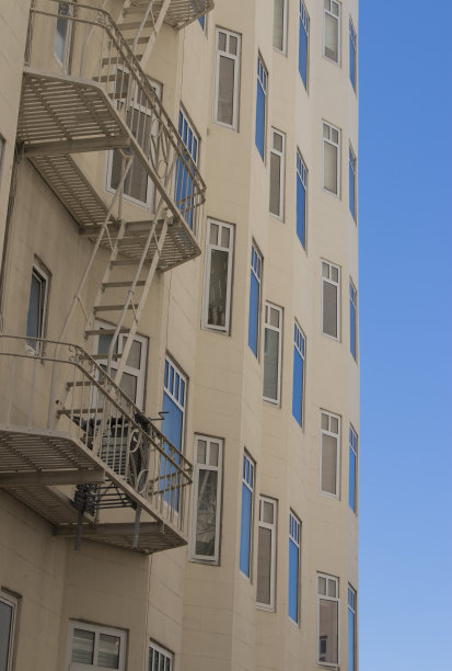 美国加州旧金山- 2015年7月2日-旧金山随机建筑图片下载