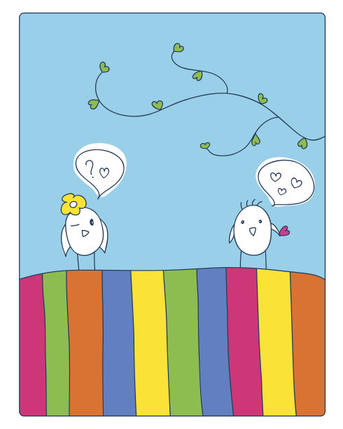 鸟类和爱图片下载