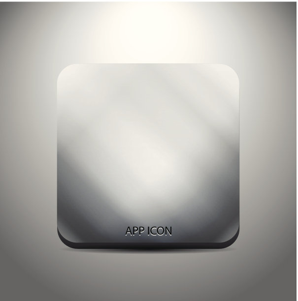 矢量金属应用图标图片下载