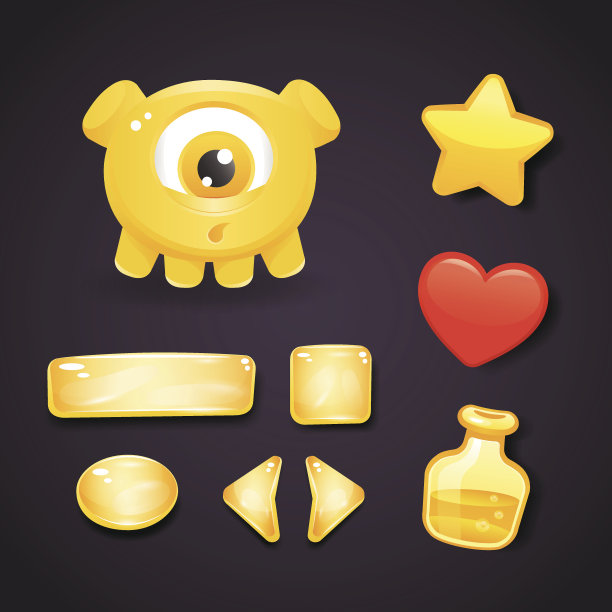 界面图标的游戏设计与资源集和怪物图片下载