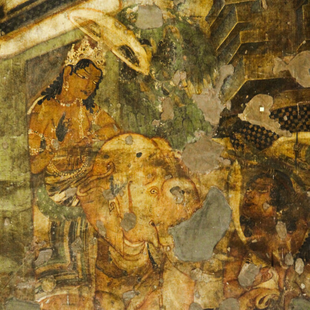 阿旃陀壁画-悉达多王子图片下载