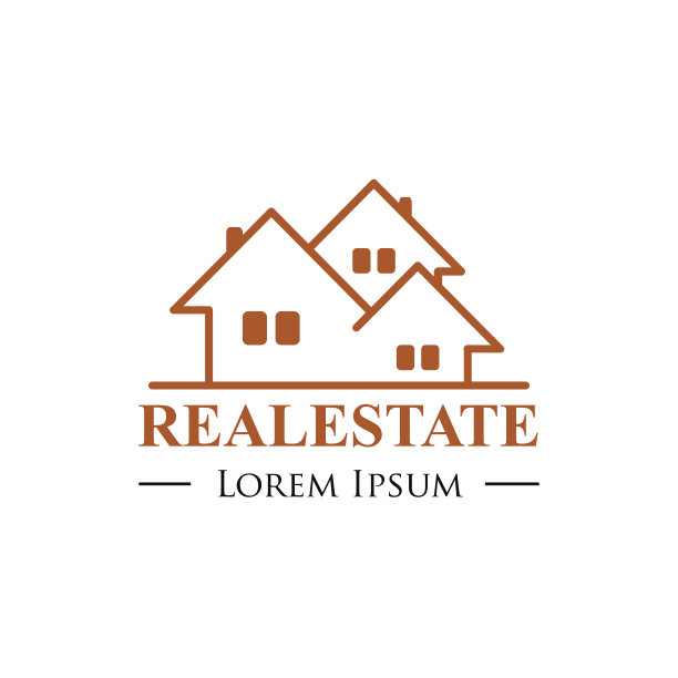 房地产矢量图标。图片下载