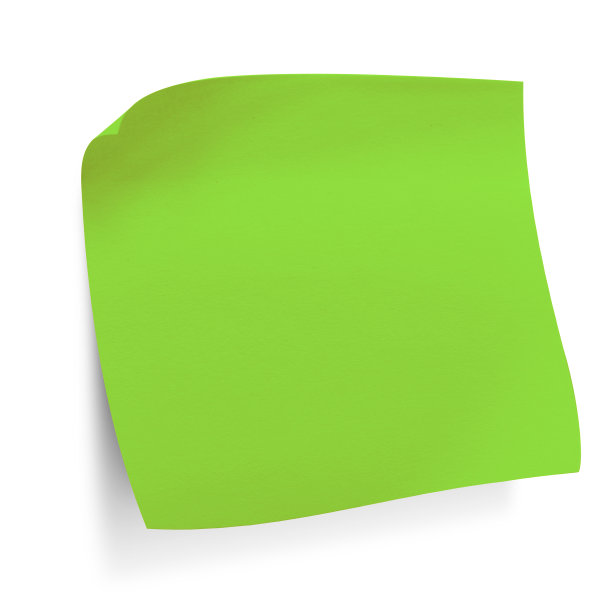 绿色贴纸纸条图片下载