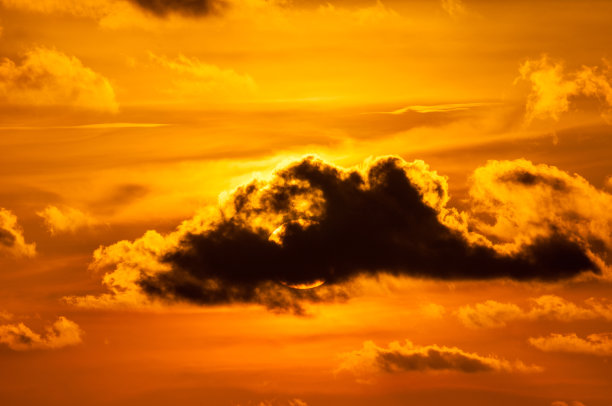 太阳前面多云图片下载