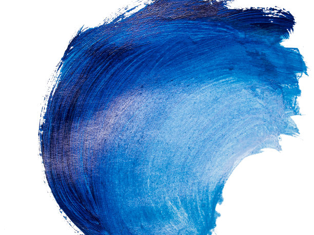 用丙烯酸颜料画的波浪笔触图片下载