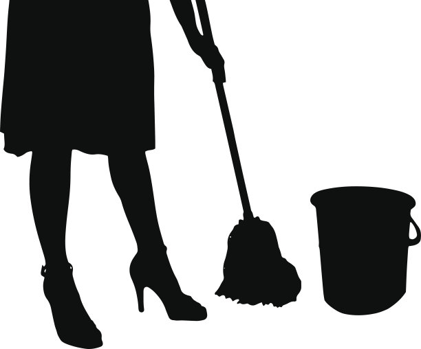 女性脚的矢量剪影。图片下载