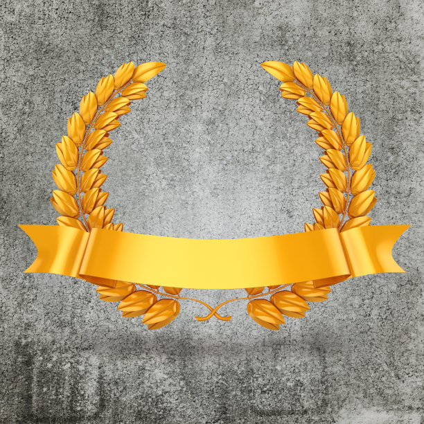 3d金杯和月桂图片下载