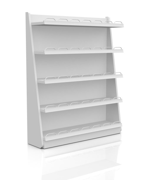 空荡荡的商店货架图片下载