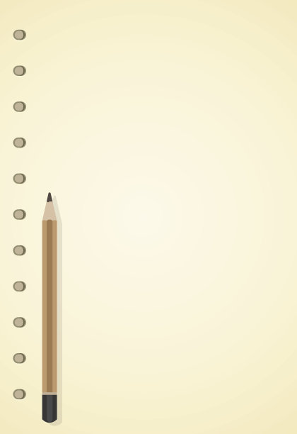 空白现实的螺旋笔记本笔记本和铅笔向量图片下载