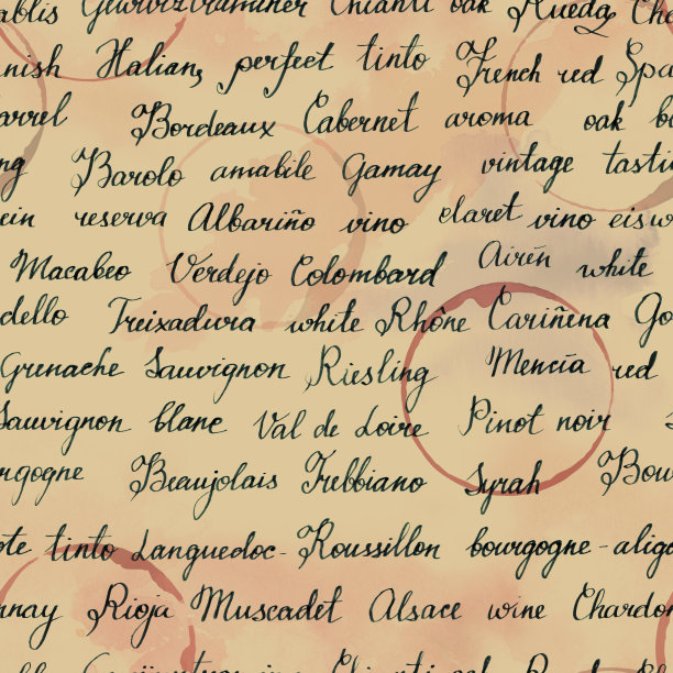 酒体书法背景纹理无缝衔接图片下载