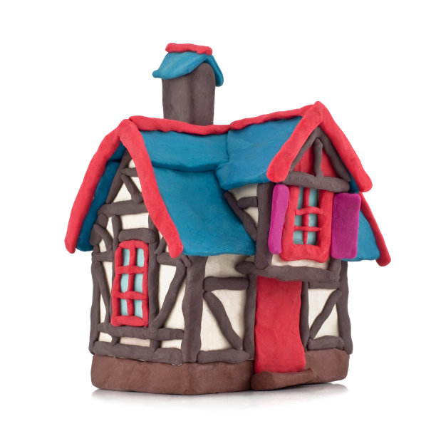 橡皮泥的房子图片下载